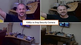 1080p vs 5mp Security Camera [upl. by Zanze883]