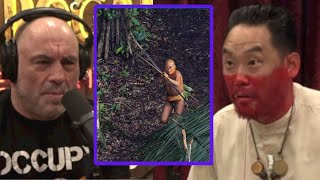 How David Choe Hunted With CANNIBALS  Joe Rogan Experience [upl. by Akieluz751]