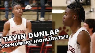 Tavin Dunlap  Sophomore Highlights [upl. by Admana198]