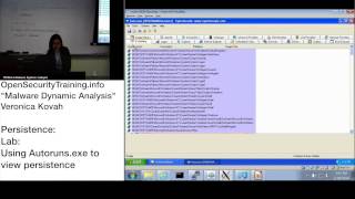 Dynamic Malware Analysis D1P15 Persistence Lab Using Autoruns [upl. by Aitnecserc]