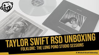 TAYLOR SWIFT RSD UNBOXING Folklore The Long Pond Studio Sessions Vinyl RECORD STORE DAY 2023 [upl. by Levona]