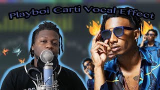 How to Sound Like Playboi Carti Vocal Effect Tutorial FL Studio [upl. by Anawat]