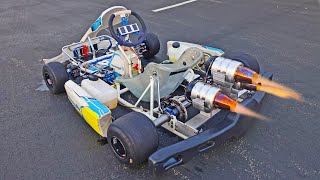 Jet Powered GoKart 3 Jet Engines [upl. by Cower986]