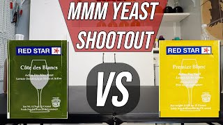 Yeast Shootout Red Star Cote Des Blanc vs Premiere Blanc [upl. by Vaientina]