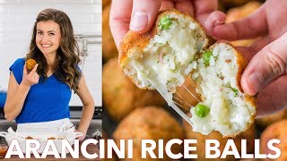 How To Make Arancini Rice Balls  Italian Classic Recipe [upl. by Lynus]