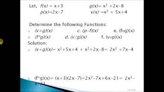 GenMath Operation on Functions TagalogFilipino [upl. by Koah]