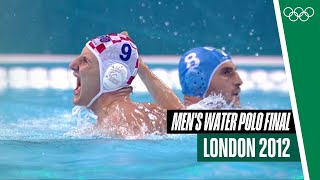 🇭🇷 🆚 🇮🇹  Croatias FIRST Water Polo Gold  Final Minutes Mens Water Polo Final  London 2012 [upl. by Adnohrahs]