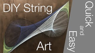 How to make String Art  Tutorial [upl. by Nalyd]