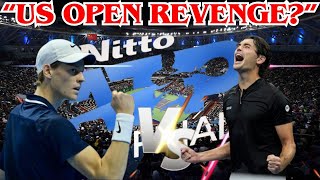 quotEpic Rematch Sinner vs Fritz Nitto ATP Finals 2024quot [upl. by Nolrev387]