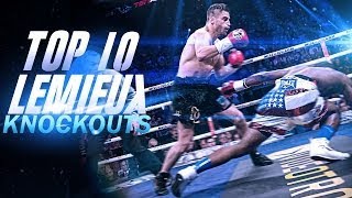 Top 10 Greatest David Lemieux Knockouts HD [upl. by Thordia]