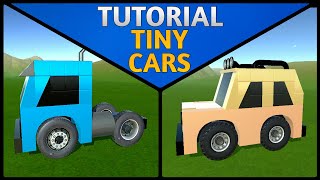 TINY CARS TUTORIAL  EVERTECH SANDBOX [upl. by Silohcin]