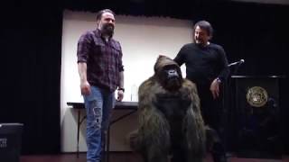 Tom Savini Gorilla Suit Demo 2017 [upl. by Oinoitna]