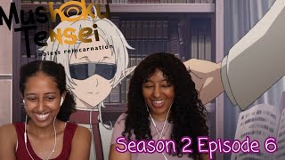 With a man 😂  Mushoku Tensei Jobless Reincarnation Season 2 Episode 6  Reaction [upl. by Maressa]