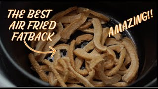 The Best Air Fried Fatback  SOUTHERN RECIPES  NINJA FOODI RECIPES [upl. by Ahsatsan]