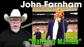 John Farnham  Waltzing Matilda  REACTION VIDEO [upl. by Rednasela555]