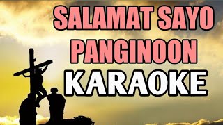 SALAMAT SAYO PANGINOON KARAOKE [upl. by Yblehs]