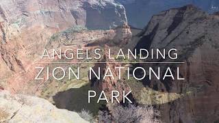 Angels Landing Trail Zion National Park Utah A Virtual Treadmill Hike [upl. by Aneris]