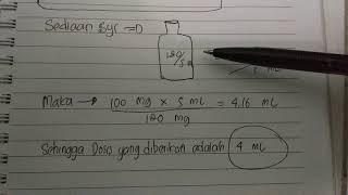 Cara Menghitung Dosis Sirup pada Anak [upl. by Morril872]