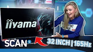 IIYAMA GB3271QSU 165Hz Widescreen Red Eagle Gaming Monitor  Product Overview [upl. by Siraved]