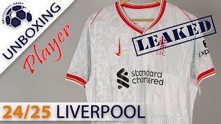 Liverpool Away Jersey 2425 Leaked JJSport Player Version Unboxing Review [upl. by Yoreel]