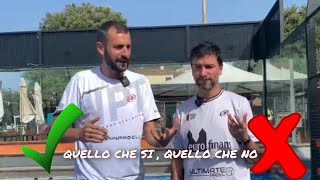 PADEL  REGOLE IN PILLOLEQUELLO CHE SI  QUELLO CHE NO [upl. by Aihsiym]