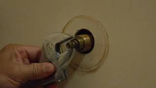 Replacing American Standard cartridge for shower knobs [upl. by Ahsinelg]