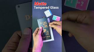 Matte Tempered Glass Screen Protector matte glass realme motorola samsung shorts shortvideo [upl. by Casteel]