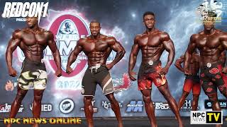 2022 IFBB Pro League Men’s Physique Olympia Saturday Prejudging Comparisons 4K Video [upl. by Asirrac]