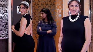 Sonnalli Seygall with Huge Baby Bump at ELLE India Beauty Awards 2024 [upl. by Nogam]