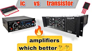 ic vs transistor based amplifiers [upl. by Abbot]