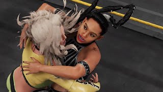 WWE 2K19  TAYNARA CONTI VS BIANCA BELAIR  NXT [upl. by Aerdnuahs263]