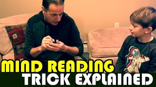 Mind Reading Trick Explained [upl. by Lehcar911]