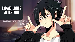 Tamaki Looks After You ASMR  Tamaki Amajiki x Listener Rustling Roleplay Binaural [upl. by Schulein884]