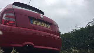 Skoda Fabia vRS 19tdi Straight Through Exhaust Sound Test [upl. by Dreeda]