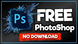 How to get PhotoShop for FREE 2025  No Download Required [upl. by Ecnarrat]