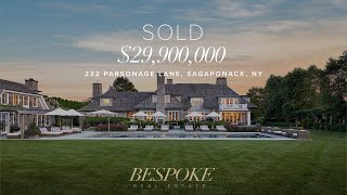 Rare Expansive 29900000 Hamptons Estate [upl. by Nimzay904]