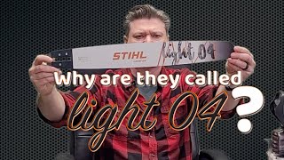 Why the new Stihl bars are called Light 04 [upl. by Nivlek]