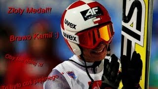 Kamil Stoch MŚ Val di Fiemme 2013 Złoto  Skok Petera Prevca 10 min HD [upl. by Ahcsas]