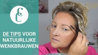 Natuurlijke wenkbrauwen tekenen  Creative Cosmetics [upl. by Tarryn973]