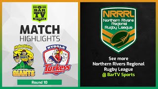 Mullumbimby Giants vs Kyogle Turkeys  Round 10 Highlights  NRRRL 2022 [upl. by Dee Dee924]