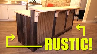 Building A Kitchen Island  Wood amp Metal [upl. by Leiram]