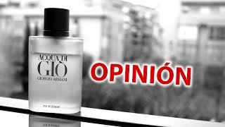 Giorgio Armani Acqua di Gio para hombre  Opinión [upl. by Africa58]