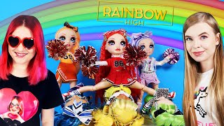 Tańczące WIELKIE LALKI z Werka Aferka 👯‍♀️ Rainbow High Cheer [upl. by Eleni]