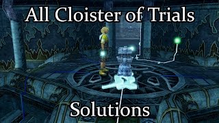 Final Fantasy X All Cloister of Trials Solutions [upl. by Kcirdnekel]