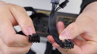 Seasonic Tutorial  Connecting power supply cables [upl. by Angelico]