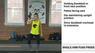 TTSL Daily Movement  How To Do A Single Arm Push Press [upl. by Parnas]