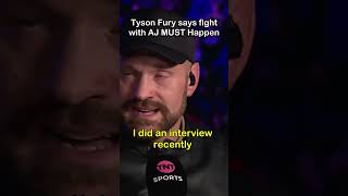 quotEven if he loses 20 FightsWe have to Fightquot Tyson Fury on a fight with Anthony Joshua boxing [upl. by Idihsar]