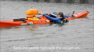 NORTHSEAKAYAK  The Paddle Float Self Rescue [upl. by Ahtanoj]