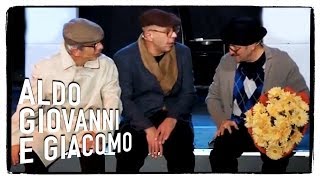 I tre vecchietti  Aldo Giovanni e Giacomo live  RadioItalia 2013 [upl. by Enelym]