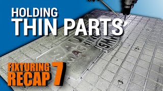 Holding Thin Workpieces Vacuum Superglue and More [upl. by Ultima765]